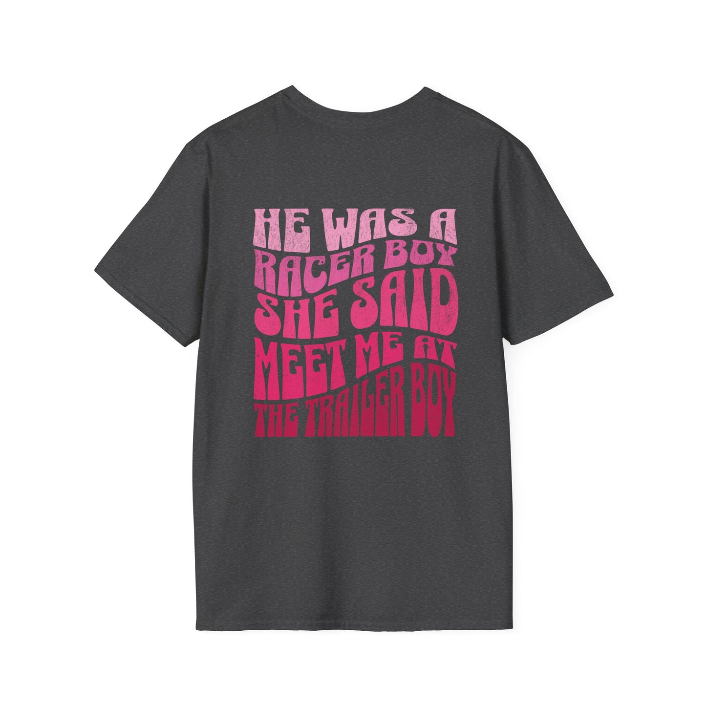 Racer Boy Pink T-Shirt