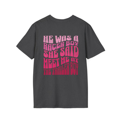 Racer Boy Pink T-Shirt