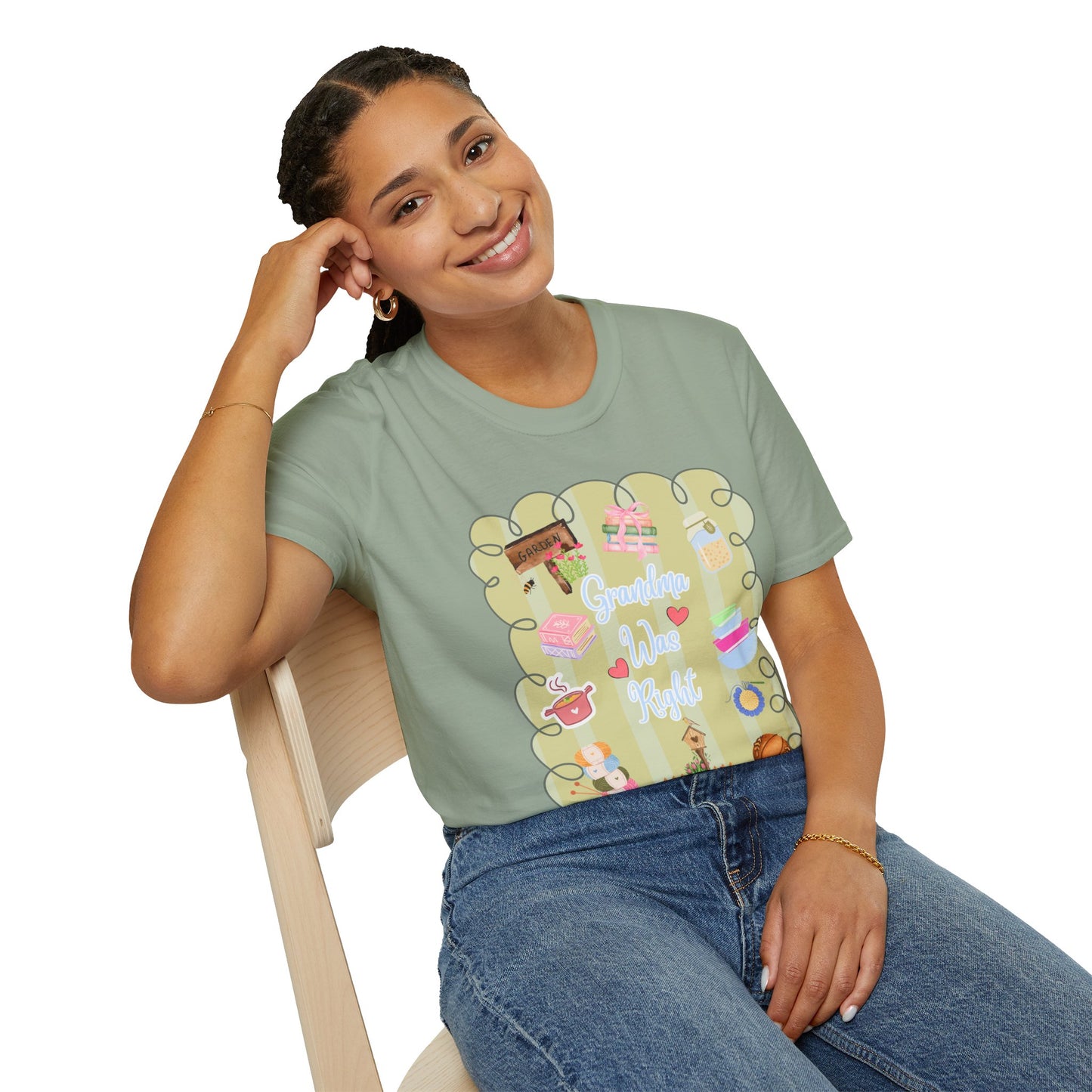 Grandma Was Right Doodle T-Shirt