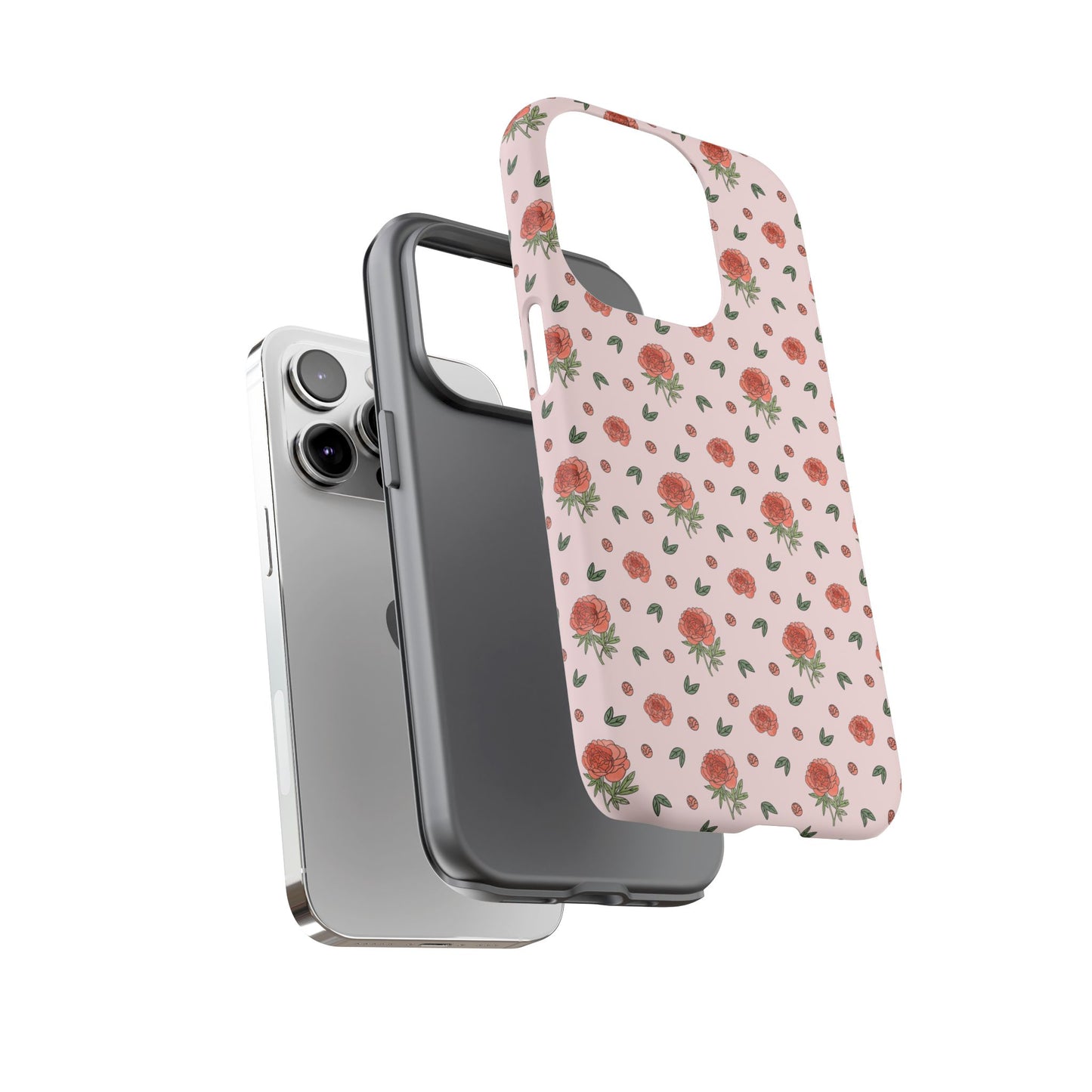 Peony Collage Phone Case