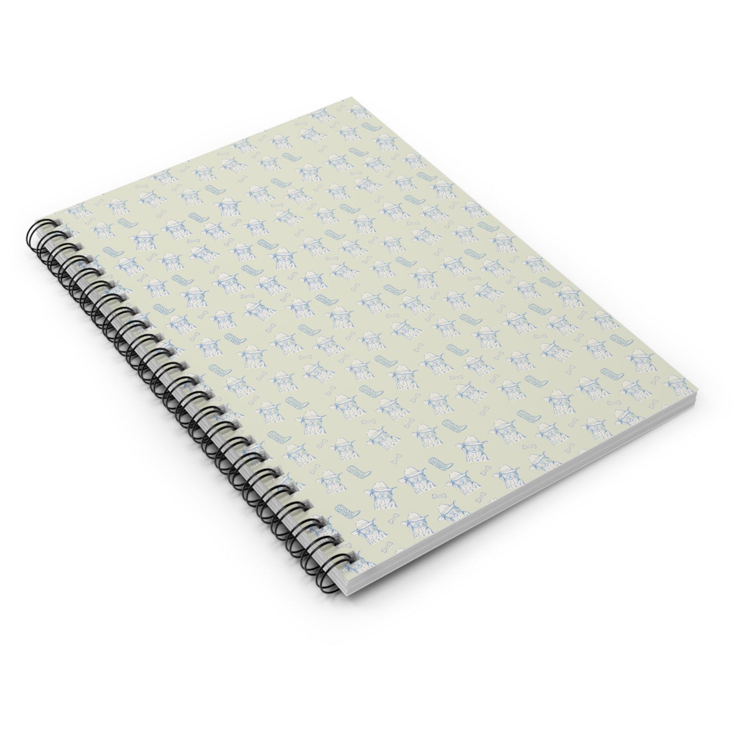 Cowboy Dog Spiral Notebook - Ruled Line