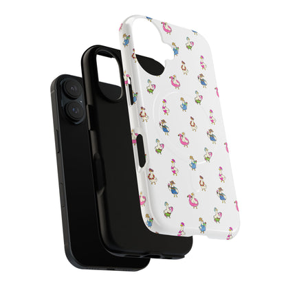 Cute Goose Summer Pattern Tough Magnetic Case