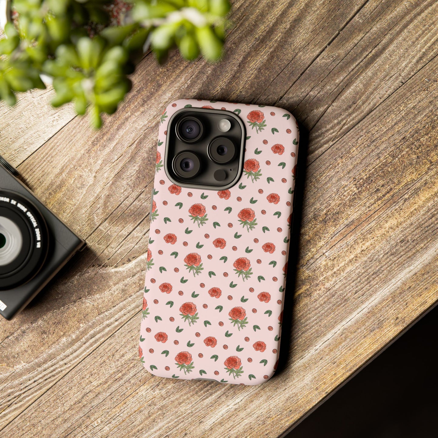 Peony Collage Phone Case