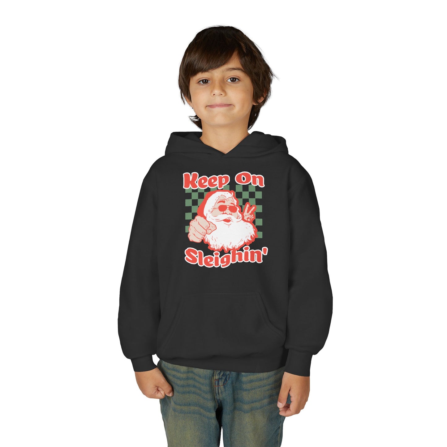 Youth Sleighin' Hooded Sweatshirt