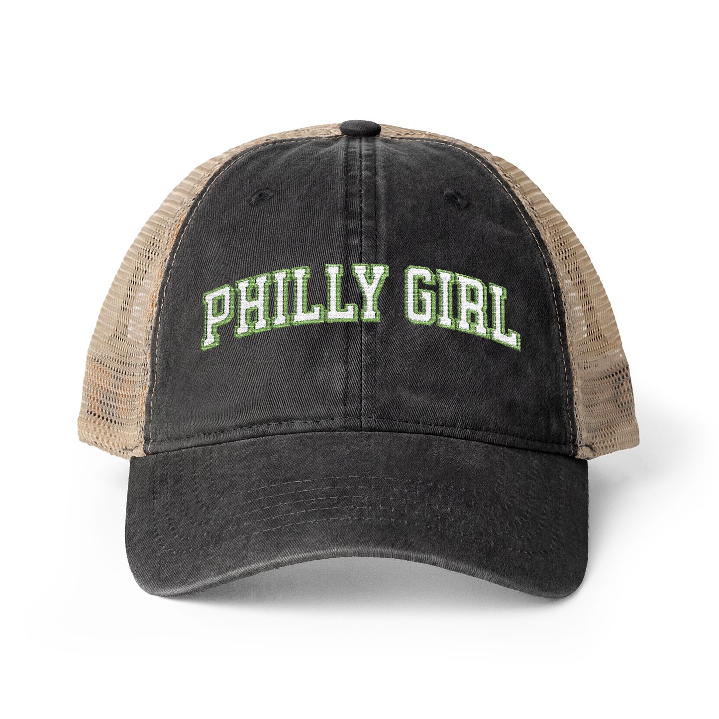 Philly Girl Women's Washed Mesh-Back Cap
