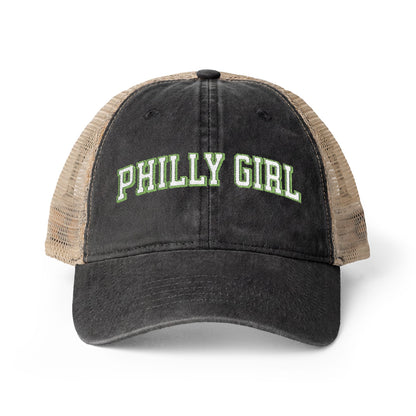 Philly Girl Women's Washed Mesh-Back Cap