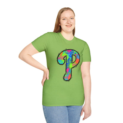 80s Funky 'P' Retro T-Shirt