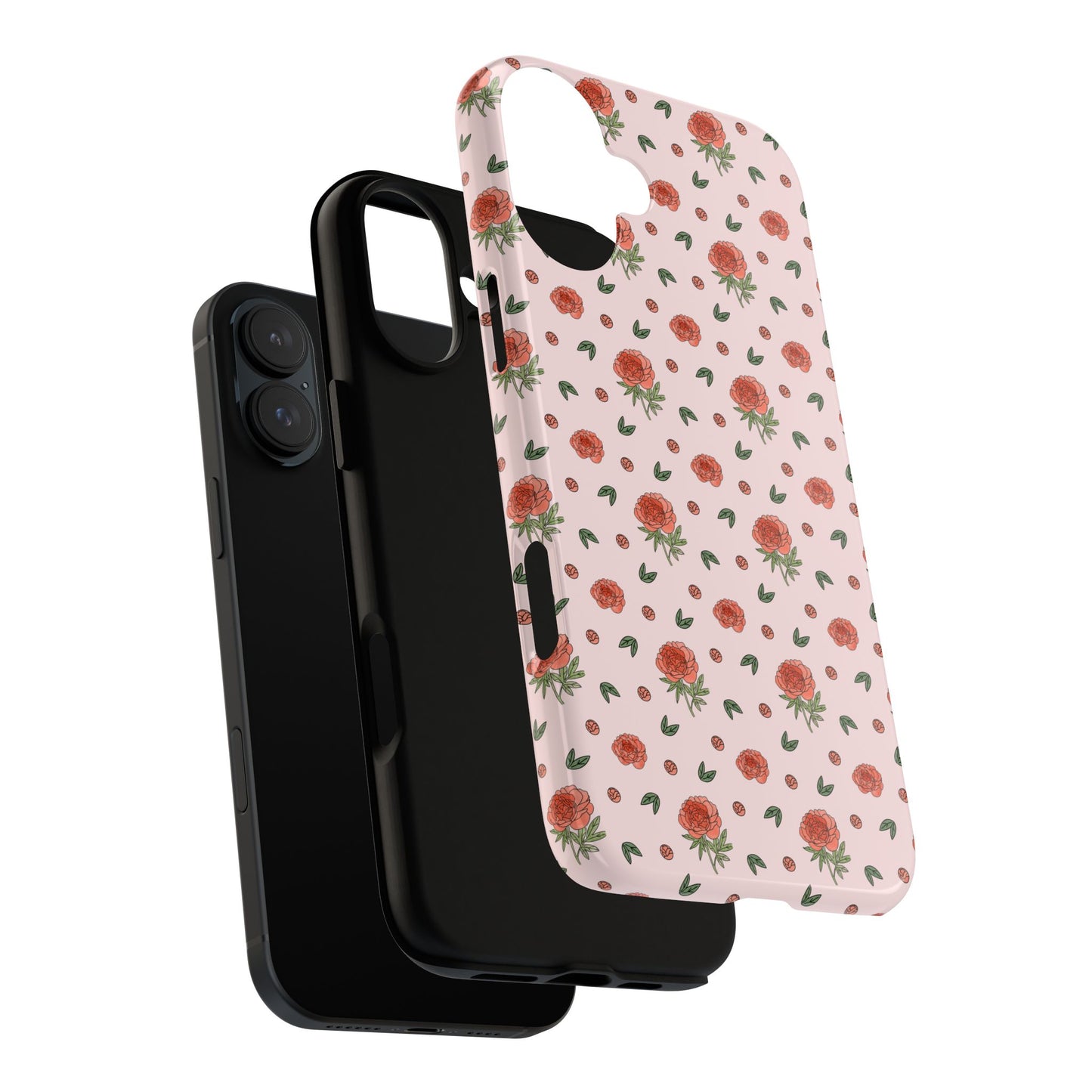 Peony Collage Phone Case