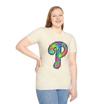 80s Funky 'P' Retro T-Shirt