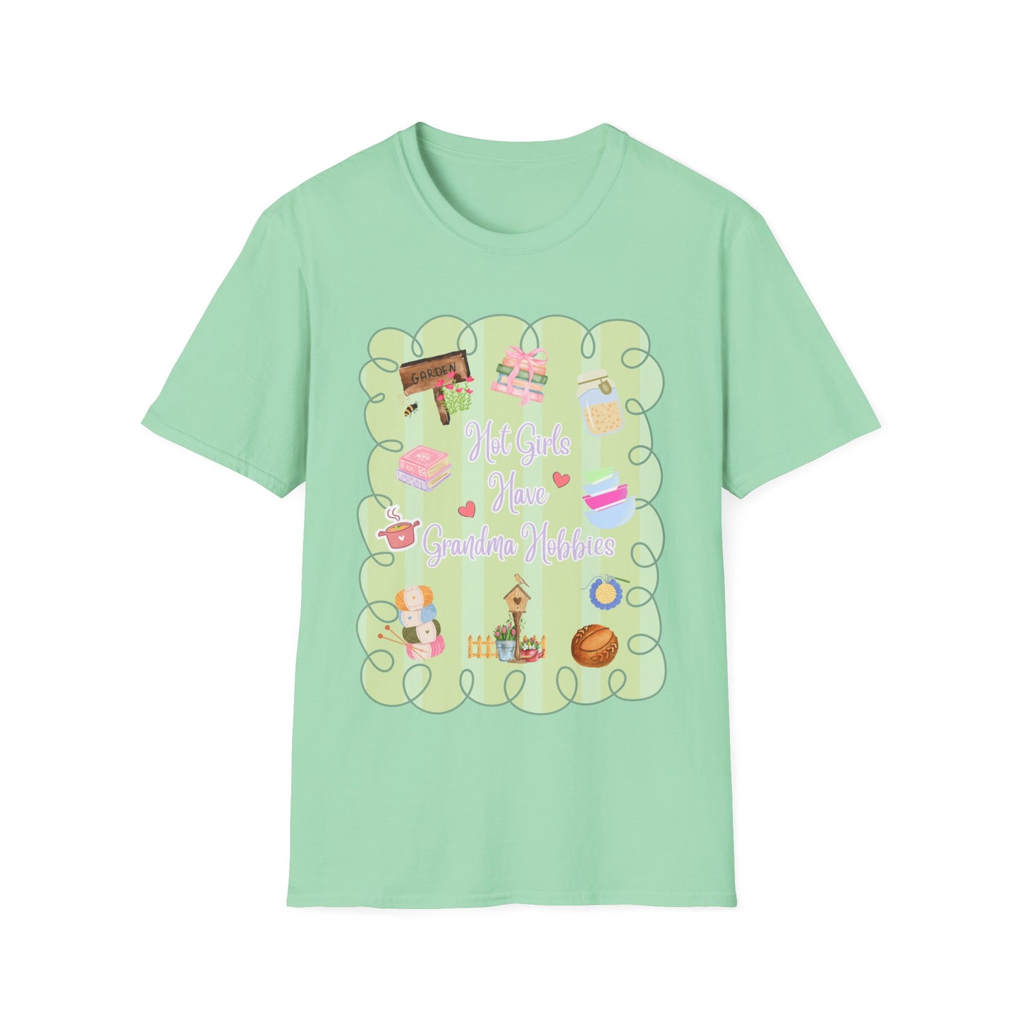 Hot Girls Grandma Hobbies T-Shirt