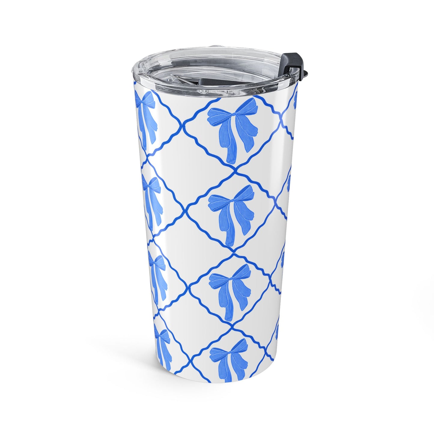 Blue Bow Croquette 20oz Tumbler