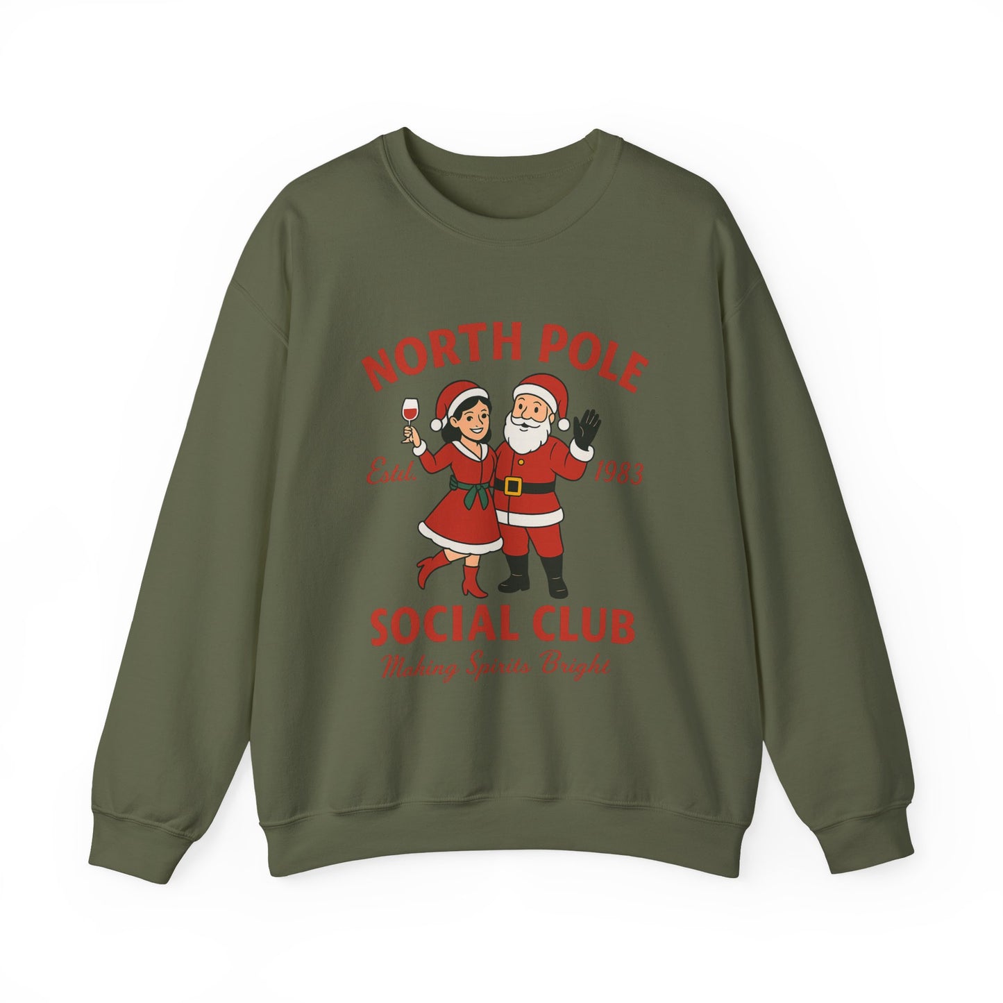 Santa Social Sweatshirt