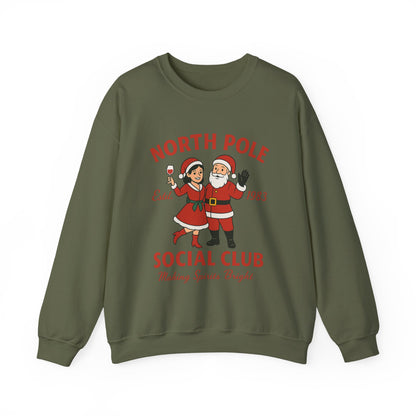 Santa Social Sweatshirt