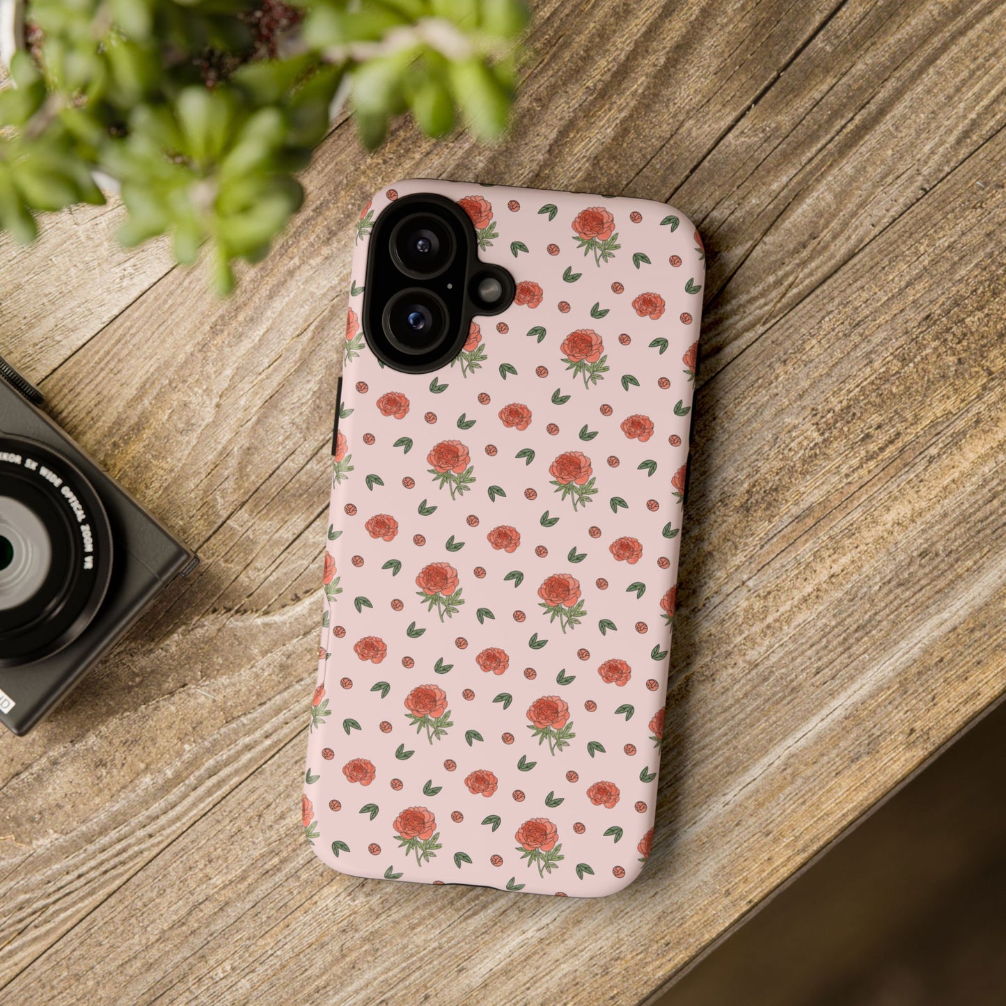 Peony Collage Phone Case