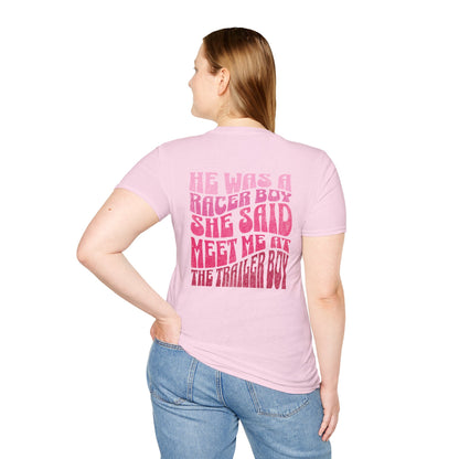 Racer Boy Pink T-Shirt