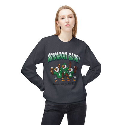 Gridiron Unisex Midweight Softstyle Fleece Crewneck Sweatshirt