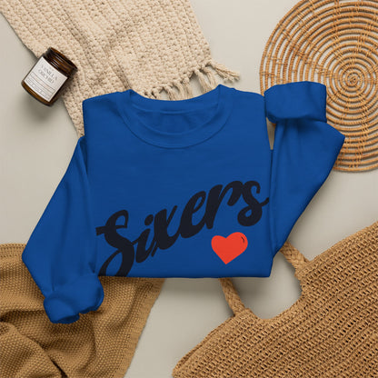 Sixers Heart Sweatshirt