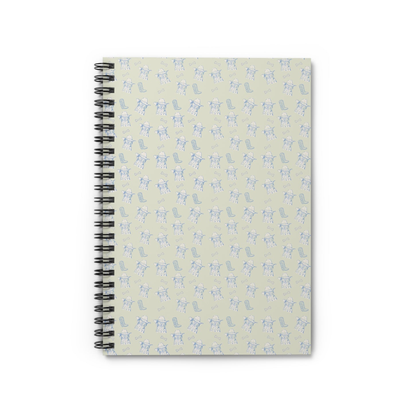 Cowboy Dog Spiral Notebook - Ruled Line