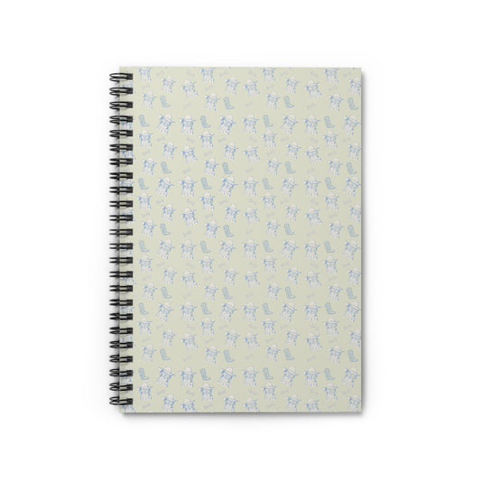 Cowboy Dog Spiral Notebook - Ruled Line