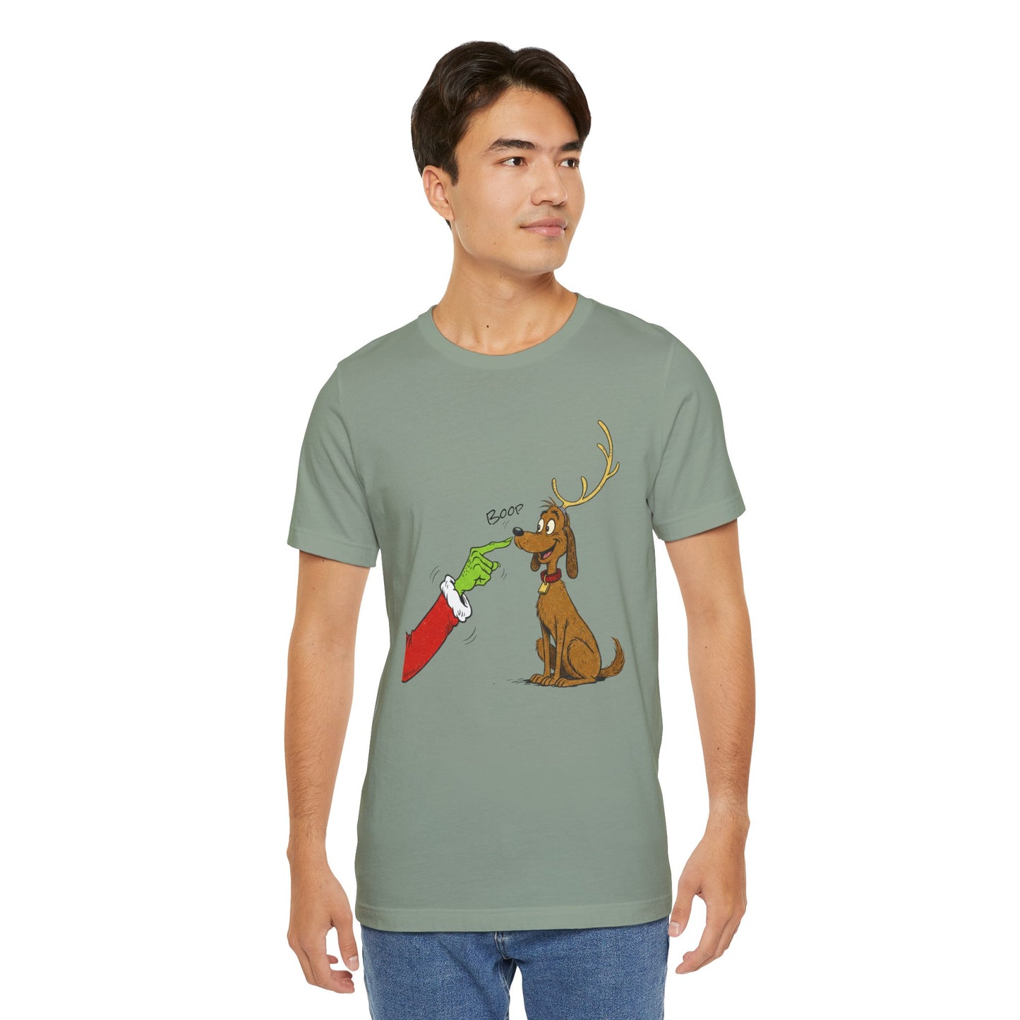 Grinch Boop Unisex Jersey Short Sleeve Tee