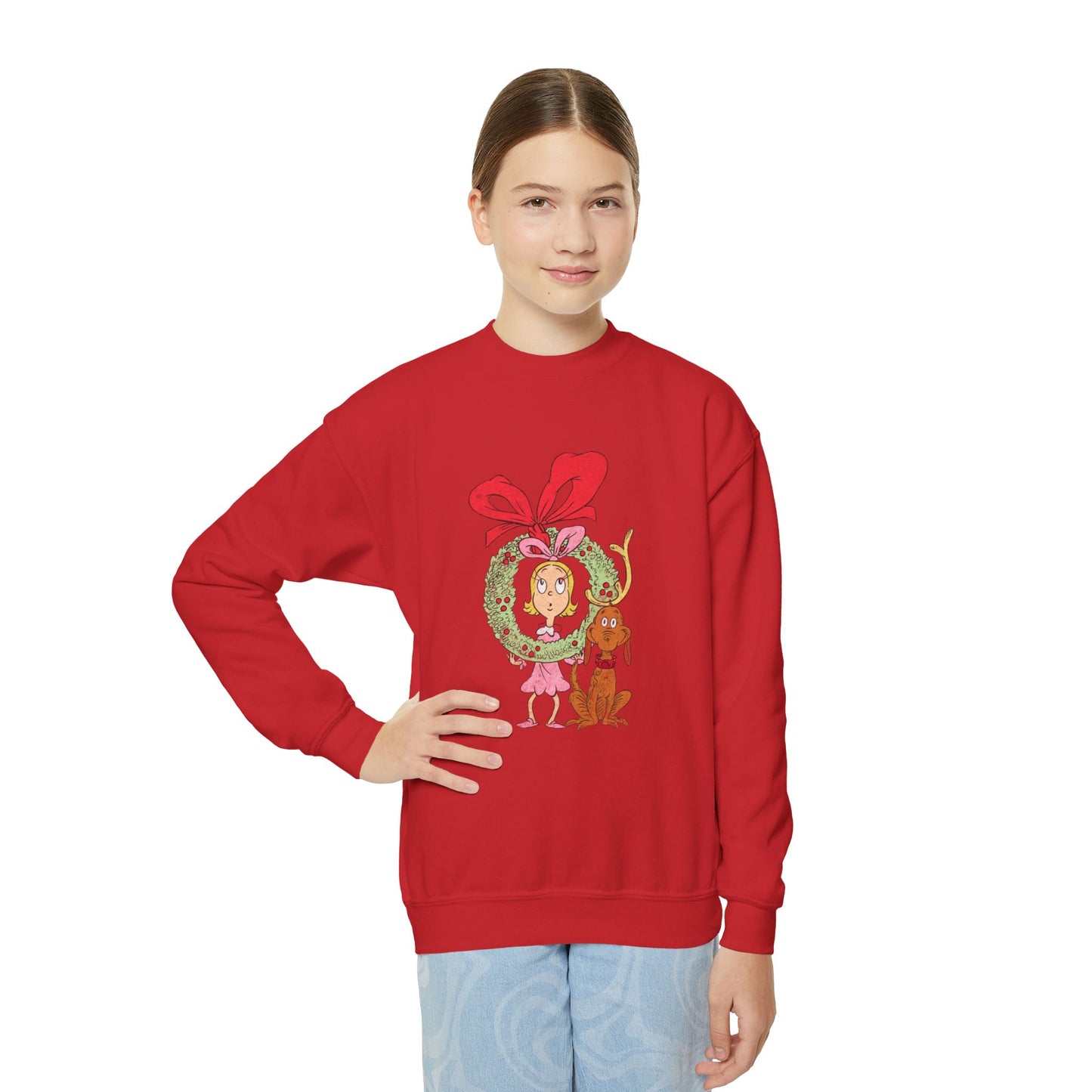Cindy Lou Youth Crewneck Sweatshirt