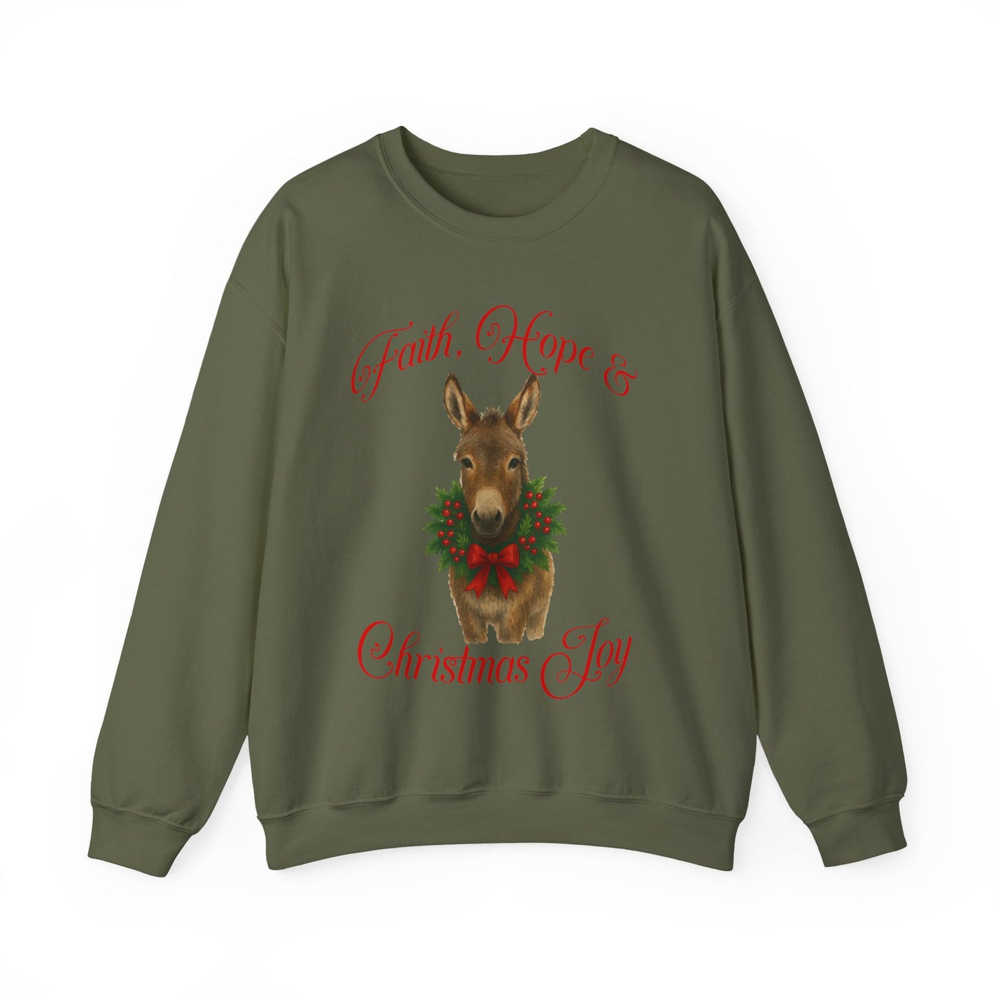 Donkey Christmas Sweatshirt
