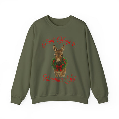 Donkey Christmas Sweatshirt