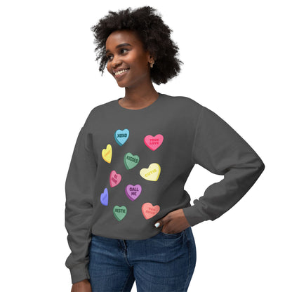 Candy Heart Crewneck Sweatshirt