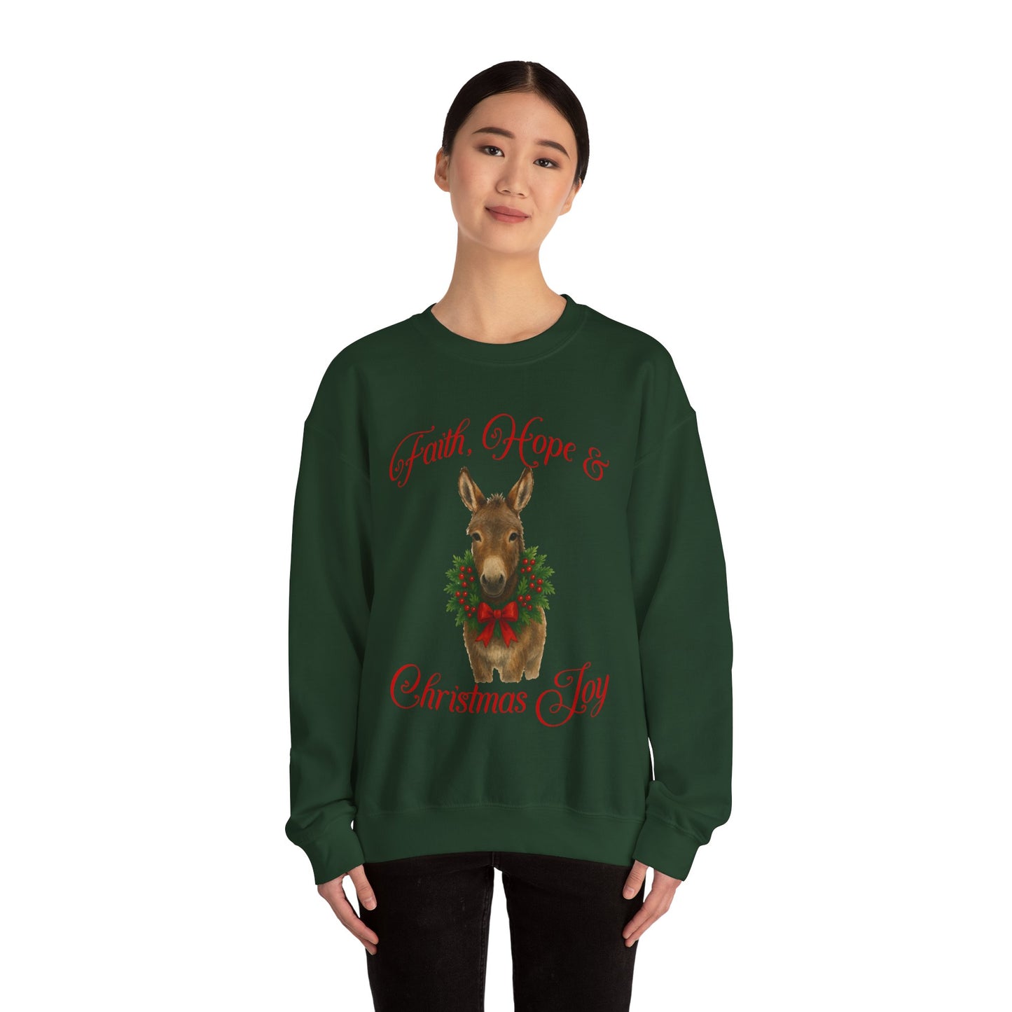Donkey Christmas Sweatshirt