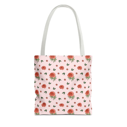 Peony Print Tote Bag