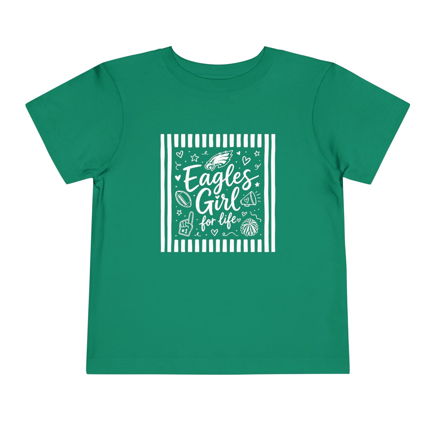 Eagles Girl Collage Toddler Tee