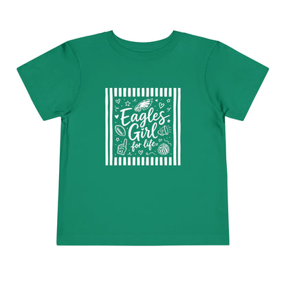 Eagles Girl Collage Toddler Tee