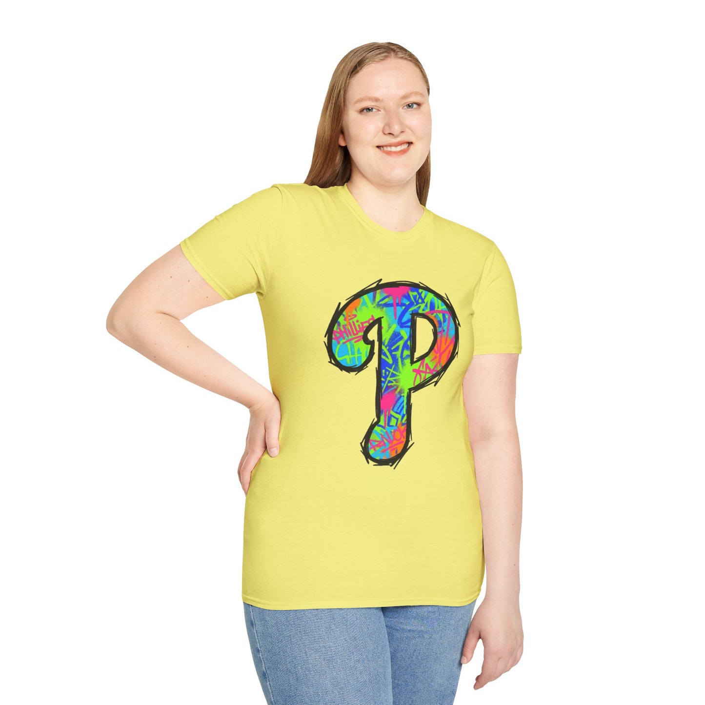 80s Funky 'P' Retro T-Shirt