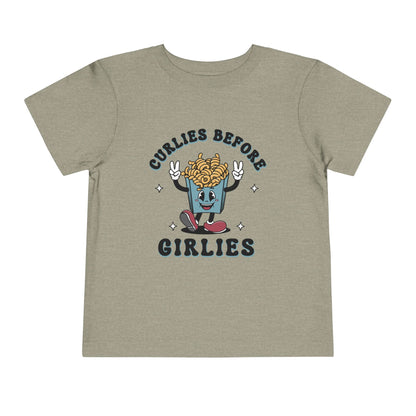 Curlies Before Girlies Toddler Tee