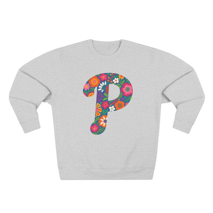 Floral  P Crewneck Sweatshirt