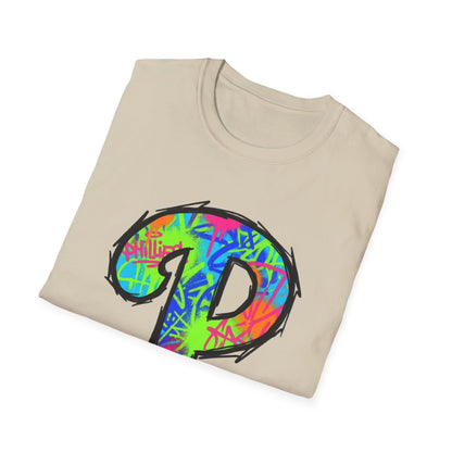 80s Funky 'P' Retro T-Shirt