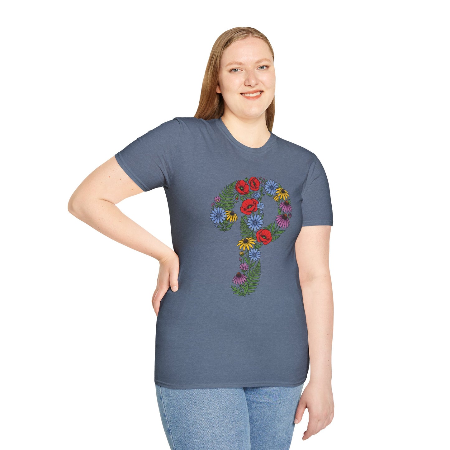 Floral  P T-Shirt