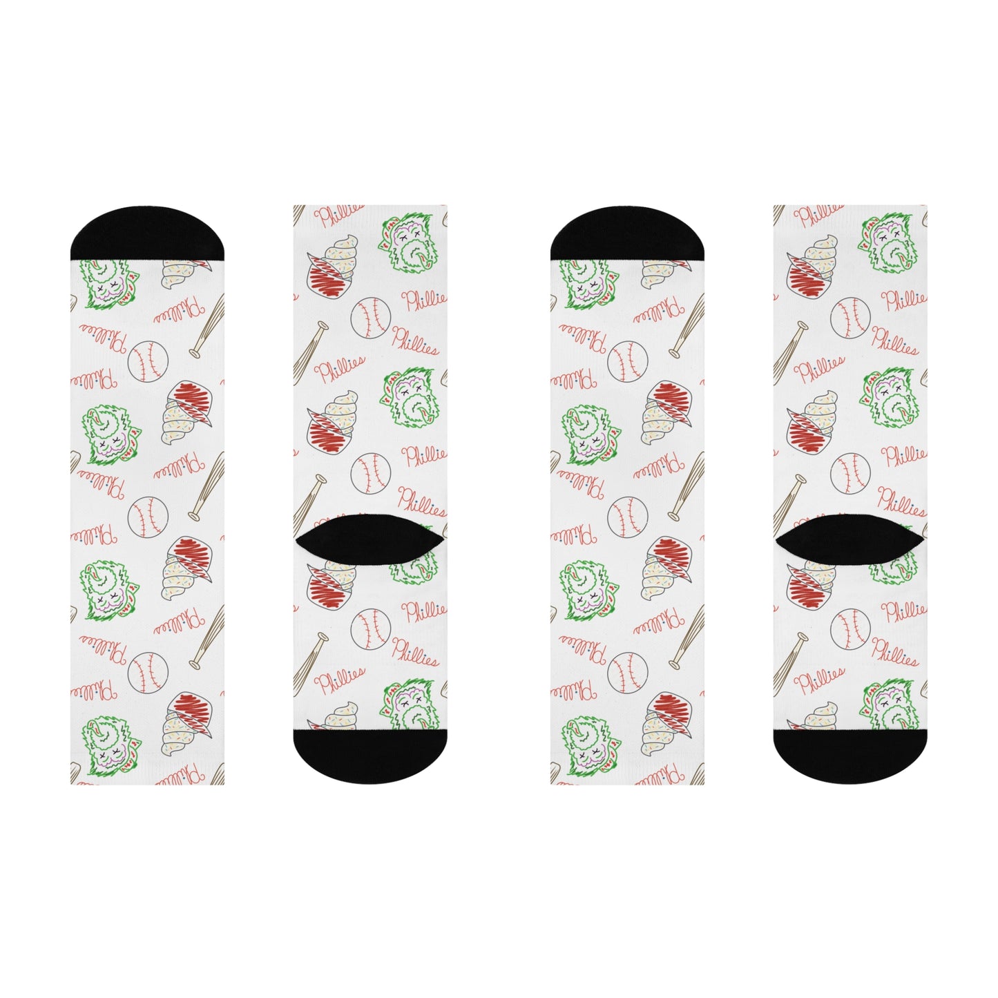 Phillies Cushioned Crew Socks
