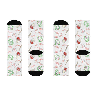 Phillies Cushioned Crew Socks