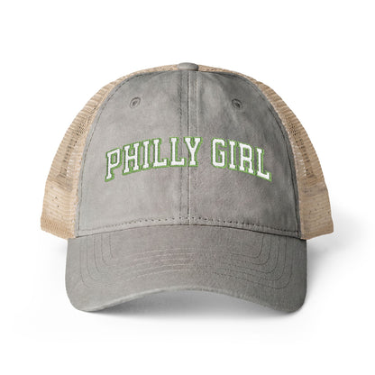 Philly Girl Women's Washed Mesh-Back Cap
