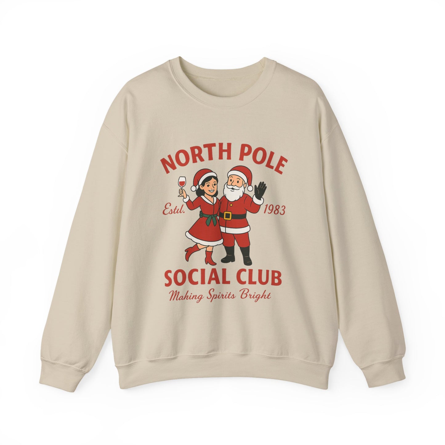 Santa Social Sweatshirt