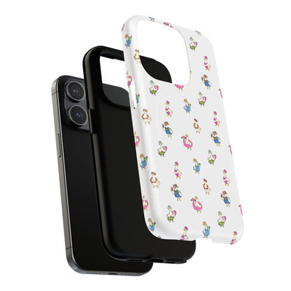 Cute Goose Summer Pattern Tough Magnetic Case