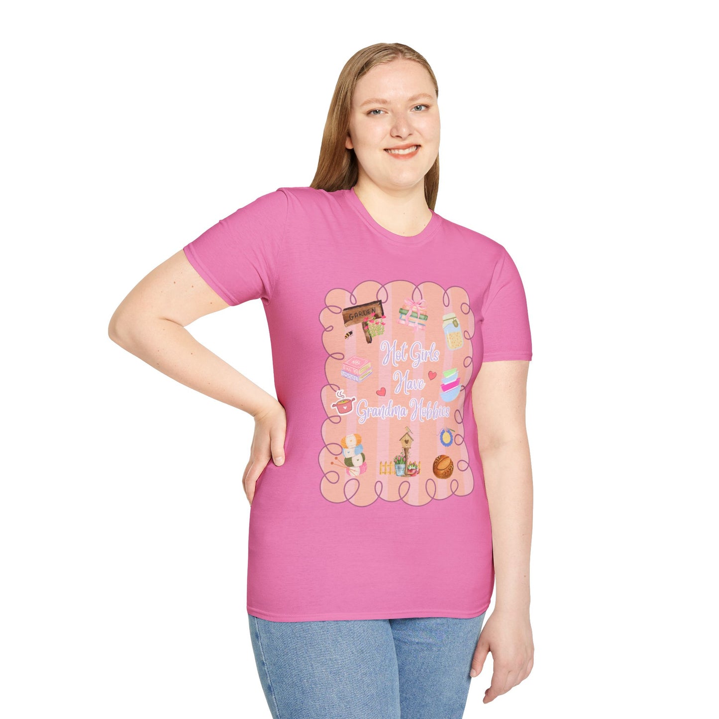 Hot Girls Grandma Hobbies T-Shirt