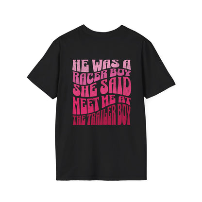 Racer Boy Pink T-Shirt