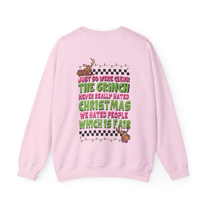 Grinch Crewneck Sweatshirt