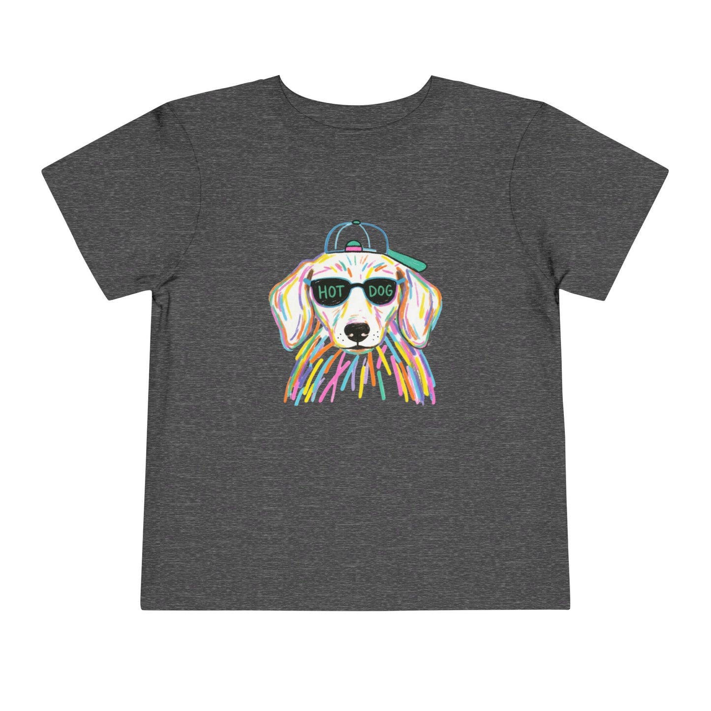 Hot Dog Toddler Short Sleeve Tee