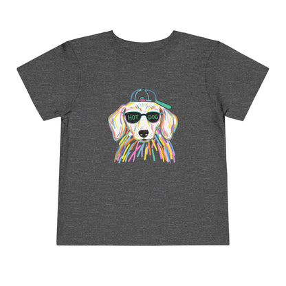Hot Dog Toddler Short Sleeve Tee