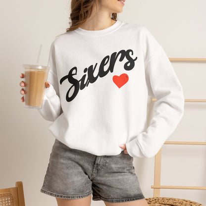Sixers Heart Sweatshirt