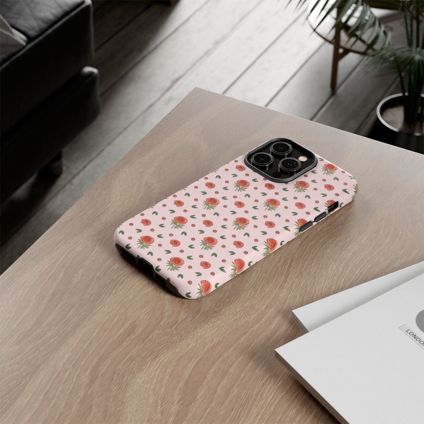 Peony Collage Phone Case