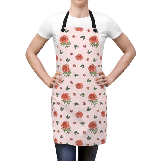 Peony Apron — Floral Kitchen Apron
